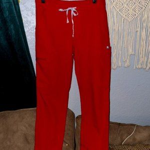 FIGS Red scrub pants